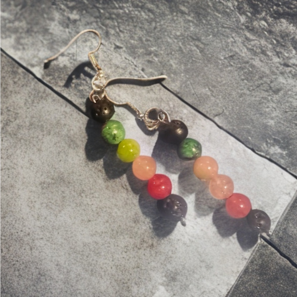 Watermelon vibes earrings